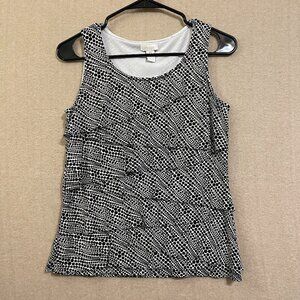 Chico's Tank Top Women's 0 Black & White